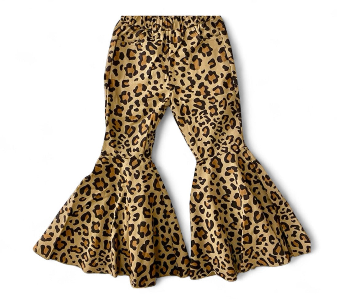 Leopard Bell Bottoms